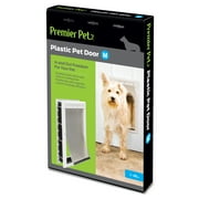 Premier Pet White Plastic Pet Door for Medium-Sized Dogs - up to 40 Pounds