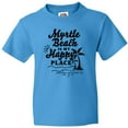 thumbnail image 3 of Inktastic Myrtle Beach is My Happy Place with Palm Trees Youth T-Shirt, 3 of 5