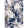 thumbnail image 2 of Abani Home Regal Abstract Area Rug 4x6 Blue Grey Power-Loomed Indoor, 2 of 4