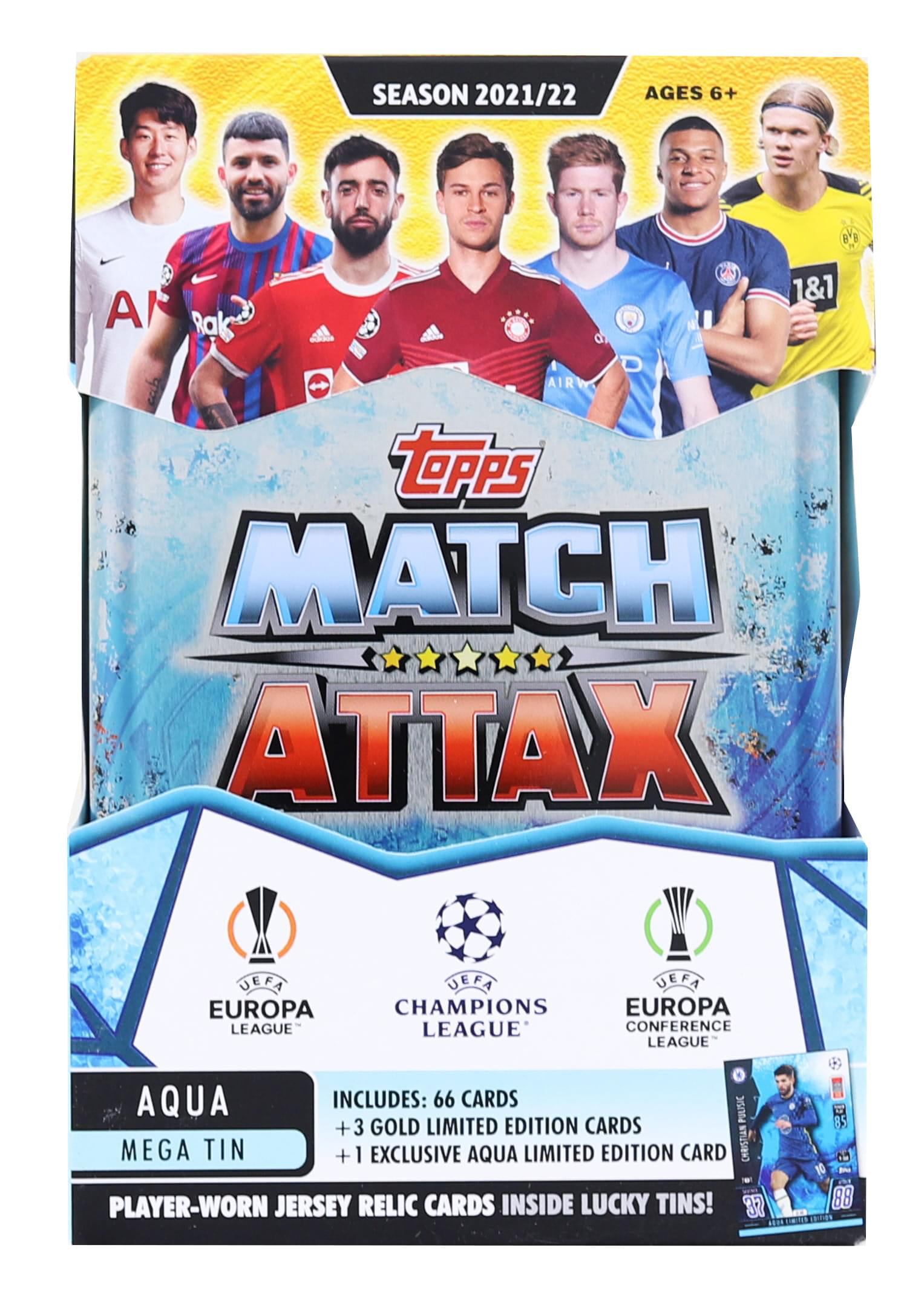 Topps Match Attax Champions League 2020/2021 New and closed 100 packs 