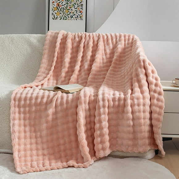 Rvkxad Soft Fleece Throw Blanket, 70x100cm Nap Blanket for Bed Sofa Living Room, Plush Blanket, Cozy Bed Cover
