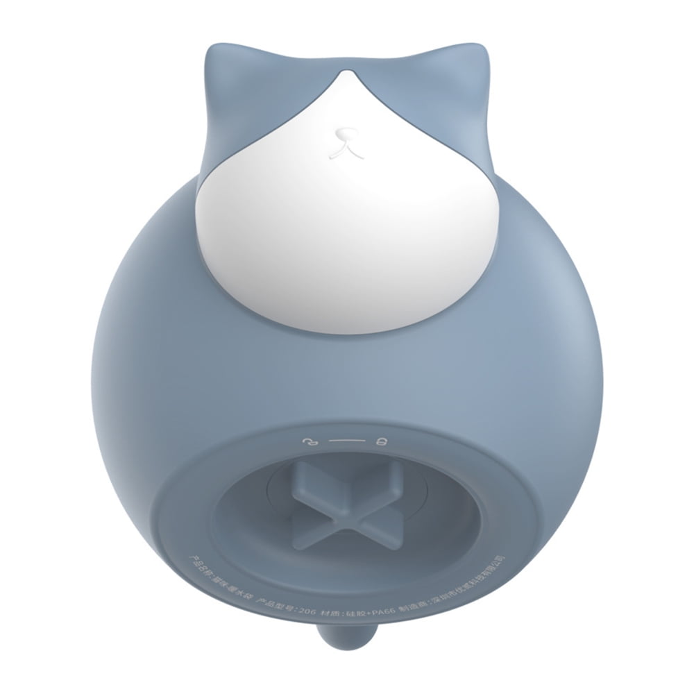 Fill Hot Water Bottle Microwave Oven Heating Portable with Cute Cat