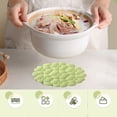 thumbnail image 3 of 2 heat insulation pads, silicone anti-scalding table mats, household high-temperature dining mats. - green, 3 of 5