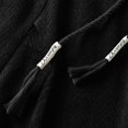 thumbnail image 6 of Ceisia Men Herringbone Wide Leg Shorts Elastic Drawstring Waist Soft Thick Loose Baggy Fit Daily Casual Home Lounge Short Pants Gifts for Father, 6 of 9