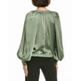 thumbnail image 2 of Ramy Brook Womens Nevada Solid Satin Blouse, 2 of 3