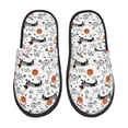 thumbnail image 1 of Balery Halloween Dachshund Pantuflas de Casa de Felpa Silenciosas con Diseño Estampado, Zapatillas Cómodas Antideslizantes de Algodón para Interior-Large, 1 of 8