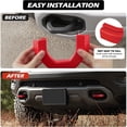 thumbnail image 4 of Front Tow Hooks Covers Repair Parts Easy To Install Accessories Trailer Hitch Covers Car Tow Hooks,Compatible With RAM 1500 2019-2024, 4 of 6