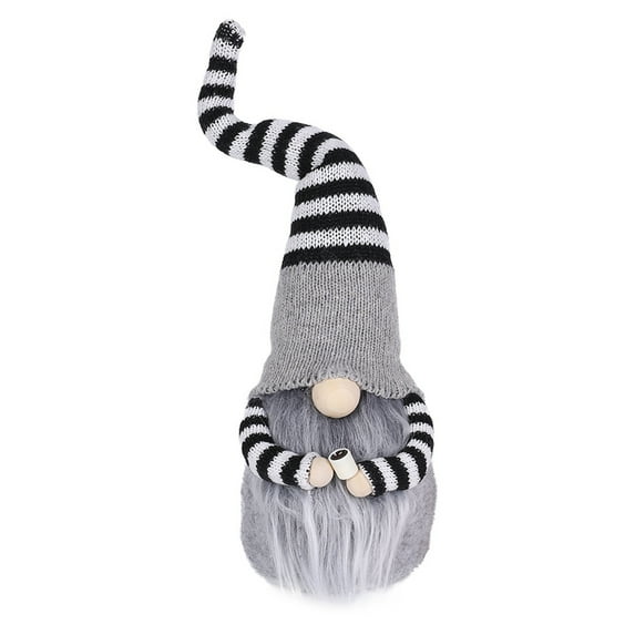 Christmas Plush Faceless Gnomes,Swedish Tomte Striped Knit Cap Coffee Bar Plush Gnome Table Decor for Living Room Kitchen Decor
