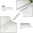 thumbnail image 4 of PBPBOX Lizard Feeding Tongs Tools Stainless Steel Silver for Reptiles 2Pcs, 4 of 7