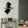 thumbnail image 4 of Craftnamesign Custom New Jersey Map Metal Wall Art LED Light, Custom New Jersey State Name Sign, 4 of 5