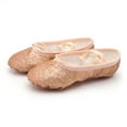thumbnail image 2 of Utlike Girls Ballet Shoes Warm Dance Ballet Performance Indoor Shoes Yoga Dance Shoes Cosy Footwear Rose Gold, 2 of 9