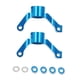 thumbnail image 3 of Par de montantes traseros, accesorios para coche RC 1/10, actualización de aleación de aluminio para TT02 Azul, 3 of 9