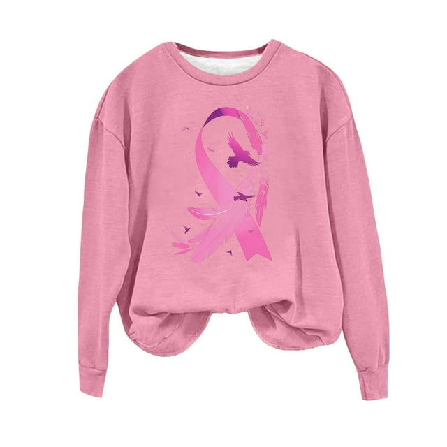 Enjoytime Chandails Molletonnés pour Femmes, Mignons, Imprimés, Col Rond, Manches Longues, Hauts à Enfiler, Mode d'Automne, Chemises Grande Taille