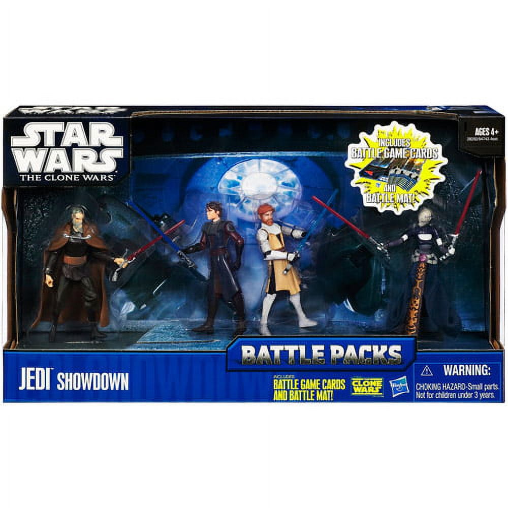 Star Wars Battle Packs 2010 Jedi Showdown Action Figure Set Star Wars Battle Packs 2010 Jedi Showdown Action Figure Set