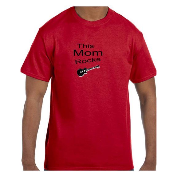 Tshirt Mother's Day This Mom Rocks Guitar
