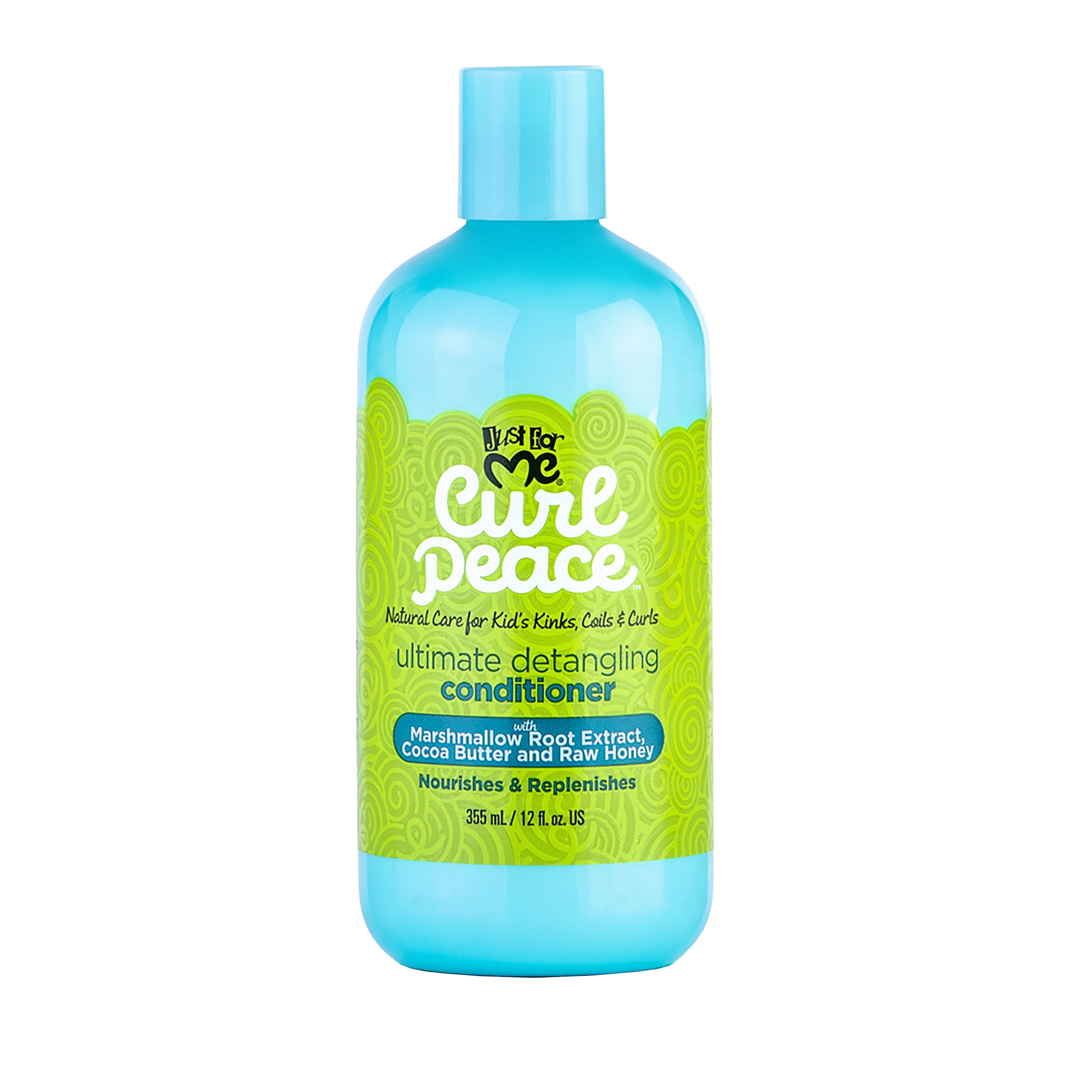 (2 pack) Just For Me Curl Peace Ultimate Detangling Conditioner - Nourishes & Replenishes, 12 oz, Spray