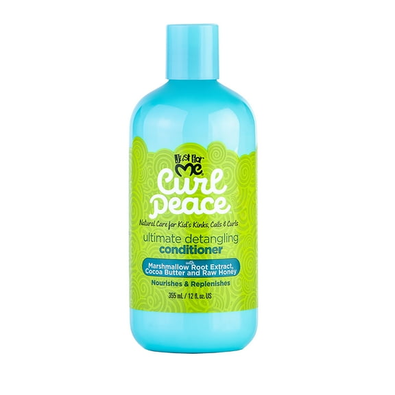 Just For Me Curl Peace Ultimate Detangling Conditioner - Nourishes & Replenishes, 12 oz, Spray