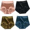 thumbnail image 1 of Uds. Bragas de seda de hielo para mujer, bragas de encaje elástico de seda de hielo invisibles sin rastro, 1 of 5