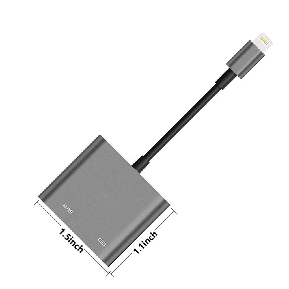 1080P HD Lightning to HDMI Adapter Lightning Digital AV Adapter for