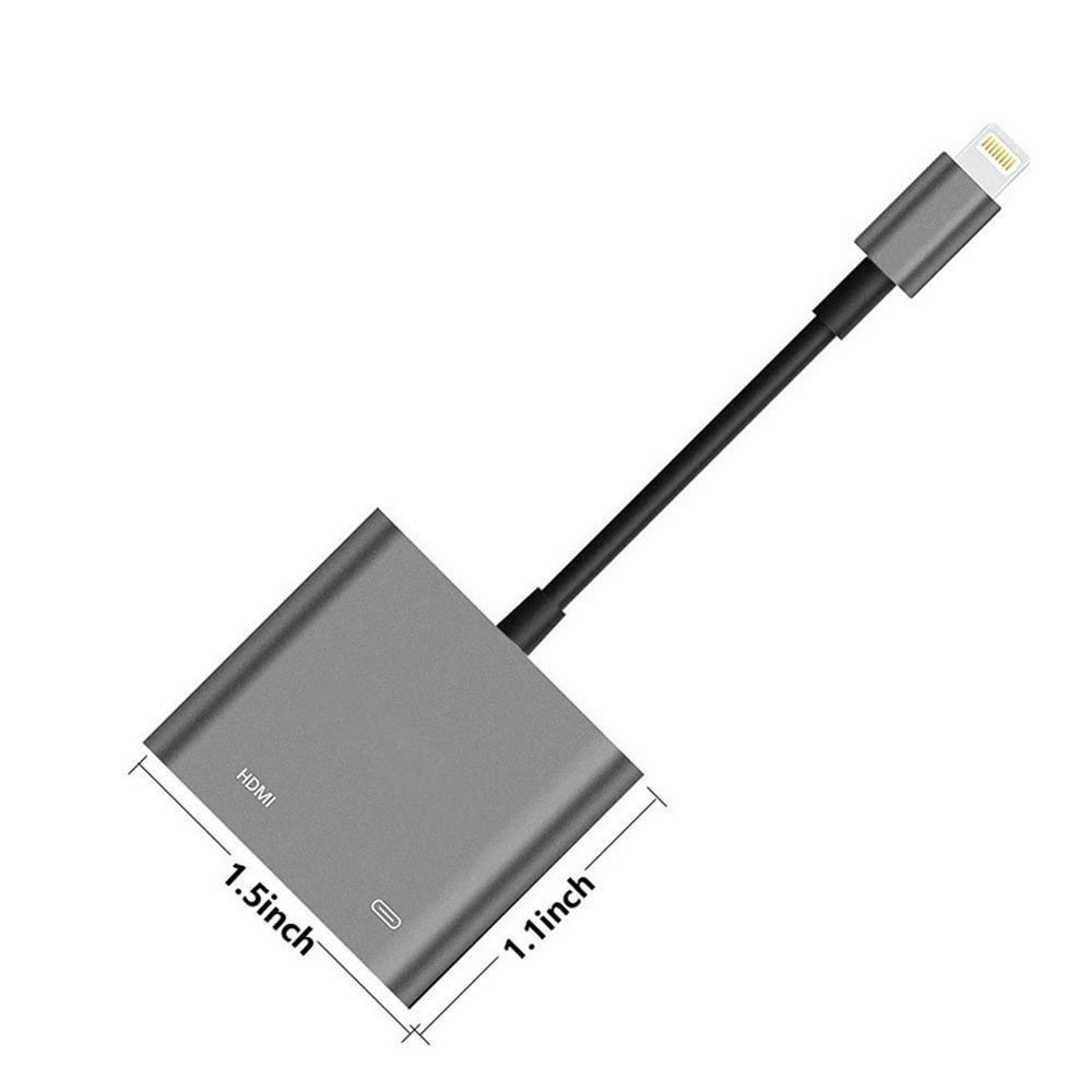 1080P HD Lightning to HDMI Adapter Lightning Digital AV Adapter for