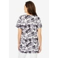thumbnail image 2 of Woman Within Plus Size Short Sleeve Watercolor Tunic, 2 of 6
