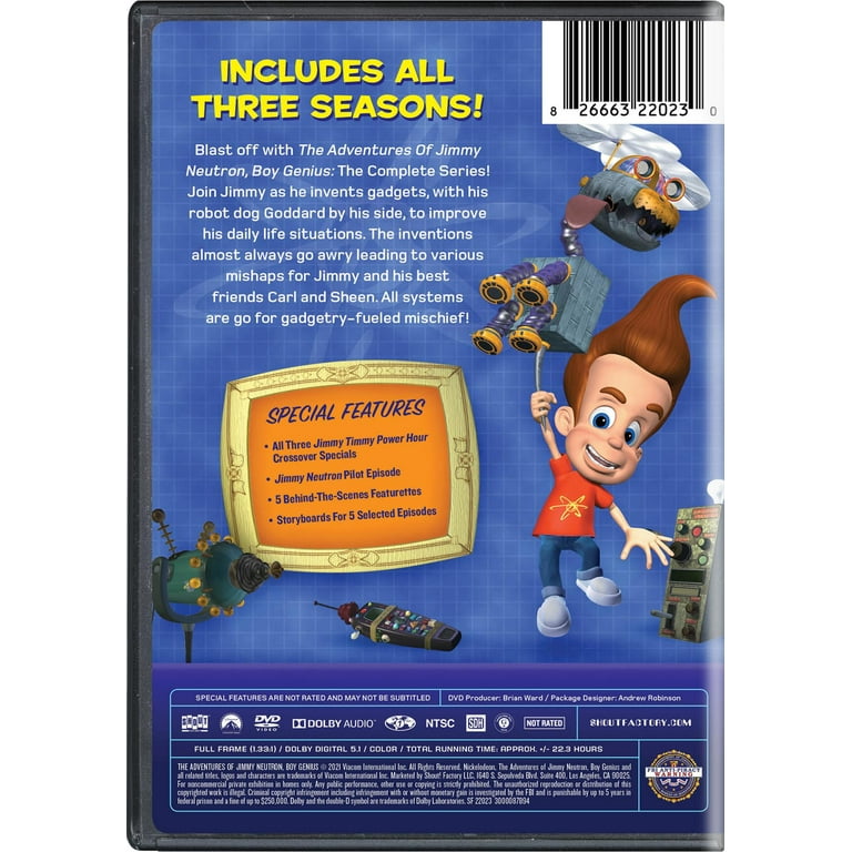 SDS The Adventures Of Jimmy Neutron Boy Genius The Complete