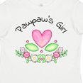 thumbnail image 4 of Inktastic Pawpaw's Girl- Heart Flowers Girls Toddler T-Shirt, 4 of 5