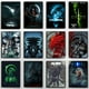 thumbnail image 2 of Pósteres e impresiones de películas de ciencia ficción alienígenas, astronautas, espacio, arte de pared, pintura en lienzo, imagen de terror para habitación, decoración del hogar, 2 of 5