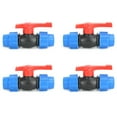 thumbnail image 1 of Garden Accessories,4Pcs PE Straight Ball Shutoff Valve Ball Valve Enhanced Durability, 1 of 8