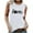 White, variant on Aoochasliy Tank Tops for Women Summer Women Fashion Round Neck Printed Sleeveless Casual Tank Tops