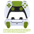 thumbnail image 3 of eXtremeRate Textured White Programable Rise Remap Kit for PS5 Controller BDM-010, Upgrade Board & Redesigned Back Shell & Back Buttons Attachment for PS5 Controller - Controller NOT Included, 3 of 7
