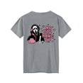 thumbnail image 5 of XCHQRTI Ghost Shirt for Women Vintage Halloween Tshirt Graphic Shirts Funny Retro Short Sleeve Tops, 5 of 8