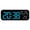 black blue light, variant on Digital Alarm Clock Temperature and Date Week Display Night Mode Table Clock Voice Control 12/24H Electronic LED Alarm Clocks