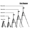 thumbnail image 6 of Professional Camera Tripod Stand Mount + Phone Holder for Cell Phone iPhone, 6 of 8