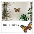 thumbnail image 4 of Decoración de Pared Al Aire Libre Decoración de Mariposas Decoración de Pared de Mariposas de Metal para Valla Pared de Metal para Decoraciones del Hogar Amarillo, 4 of 6