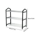 thumbnail image 3 of Shoe Rack,Shoe Rack for Closet,Multilayer Household Economic Storage Shelf Space Saving Door Dormitory Small Shoe Rack Indoor Good-looking Shoe Organizer for Entryway Bedroom Living Room, 3 of 7