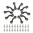 thumbnail image 1 of 10 Pieces Nylon Bungee Deck Rings Tie Down Pads Eyes with 20 Screws for Boat Kayak Deck Rigging Kit, 1 of 8