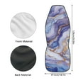 thumbnail image 6 of Jeiento Purple Marble Print Automotive Seat Covers for Front SUV Truck Van Sedans Seats Vehicle Bucket Seat Cover 1 PCS Washable Car Accessories Seat Protector for Van SUV, 6 of 6