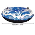 thumbnail image 4 of RuiJiao Clearance Inflatable Sled Snow Tube Winter Practical Large Size Snow Tube Adult Ski Lap Children Ski Mat, 4 of 5