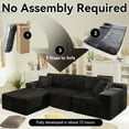 thumbnail image 7 of SaniCosi 108" Cloud Sectional Couch Sofa with L-Shape Chaise, Modern Modular Sofa Couch with Deep Seat, Upholstered Couches for Living Room Bedroom, No Assembly Required, 7 of 7