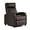 Pu Brown, variant on SgoodS Recliner Chair for Living Room Modern Wingback Sofa Home Theater Seating Push Back Reclining Chair with Lumbar Support (Without Massage, PU Grey)