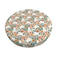 thumbnail image 2 of Lsque Cute Rabbit Floral Round Bar chair cushion covers Velvet Fabric Premium Comfort Protects from Scratches and Stains for 14-17 Inch Chair- 13 inch, 2 of 7