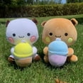 thumbnail image 1 of Lindo juguete de peluche Bubu Dudu, muñeco de oso panda Yier con forma de té de burbujas y leche, adorable dibujo animado de peluche para decoración del hogar, regalo de Navidad para niños, 1 of 5
