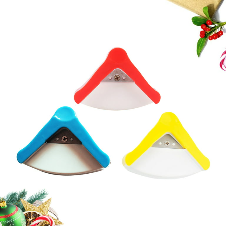 3pcs Hand-Held Photo Cutter Tool DIY Craft Corner Cutter Corner Rounder Paper Punch, Size: 3.54 x 2.76 x 1.57, Other
