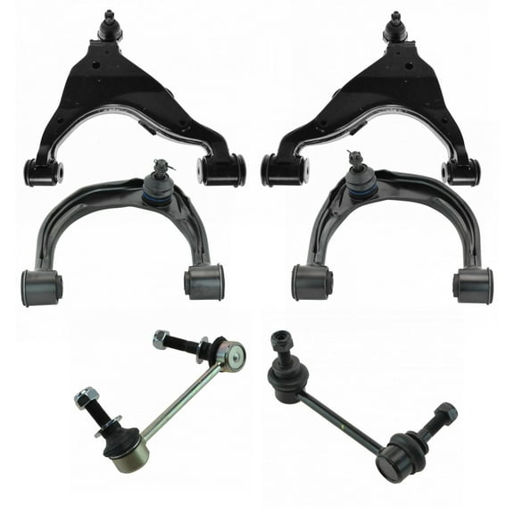 TRQ 6pc Suspension Kit Control Arms w/ Ball Joints End Links for Lexus Toyota PSA71494 Fits select: 2003-2009 TOYOTA 4RUNNER, 2007-2009 TOYOTA FJ CRUISER