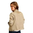 thumbnail image 2 of Stetson Western Jacket Womens Denim Pocket S Khaki 11-098-0202-6013 TA, 2 of 2