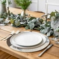 thumbnail image 6 of Retro Watercolor Round Table Placemats set of 8, Elephant Ivory Texture Washable Woven Place Mats for Dining Tables Kitchen Party Decor,Heat Proof, 15in, Gray Brown, 6 of 8