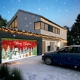 thumbnail image 5 of Christmas Garage Door Cover, 2025 Merry Christmas Garage Door Xmas Decorations, Outdoor Xmas Banner Decoration 480*180cm (A), 5 of 6
