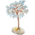 thumbnail image 3 of Woven Crystal Tree Adornment for Living Room Home Decor Blue Crystal Metal 1Pcs, 3 of 5