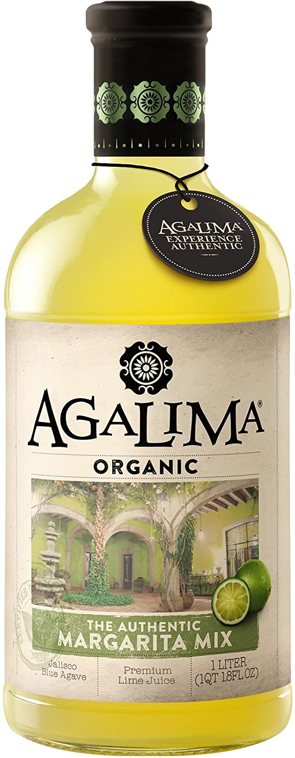 Agalima Organic Authenic Margarita Drink Mix, All Natural, 1 Liter (18 Fl Oz) Glass Bottle, Individually Boxed - image 1 of 6